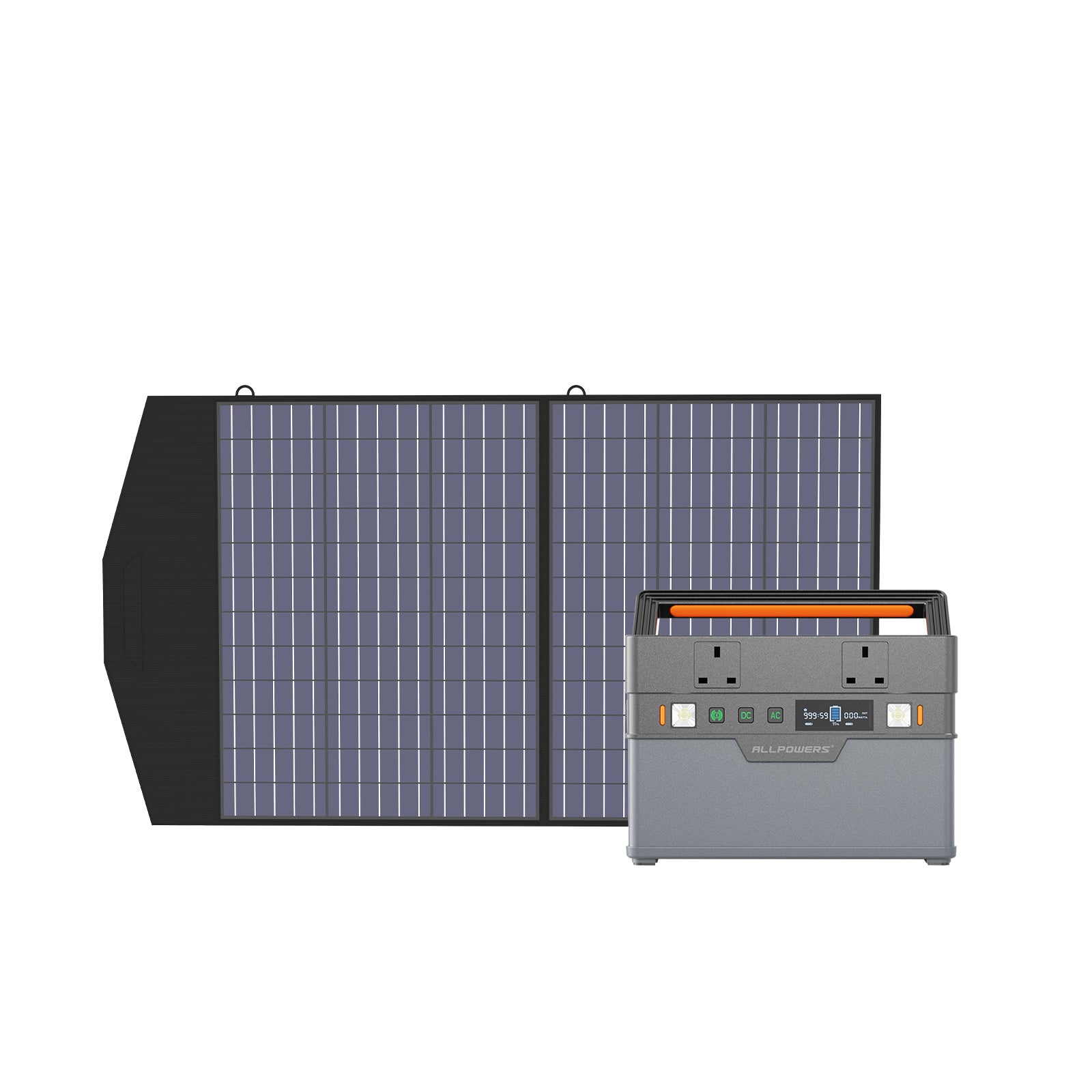 ALLPOWERS S700 Portable Power Station 700W 606Wh with Solar Panels