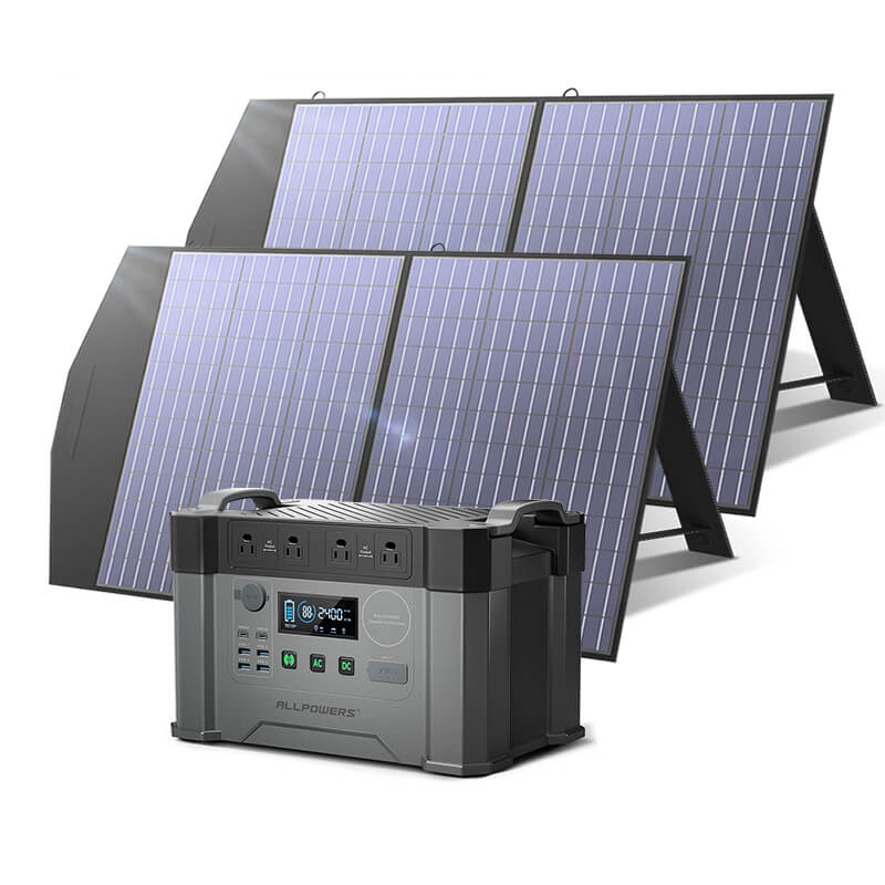 ALLPOWERS S2000 Portable Power Station 2000W 1500Wh with Solar Panels