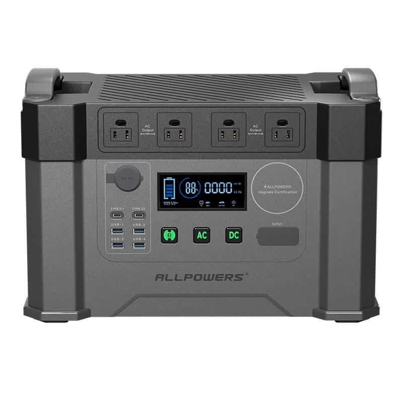ALLPOWERS S2000 Portable Power Station 2000W 1500Wh with Solar Panels