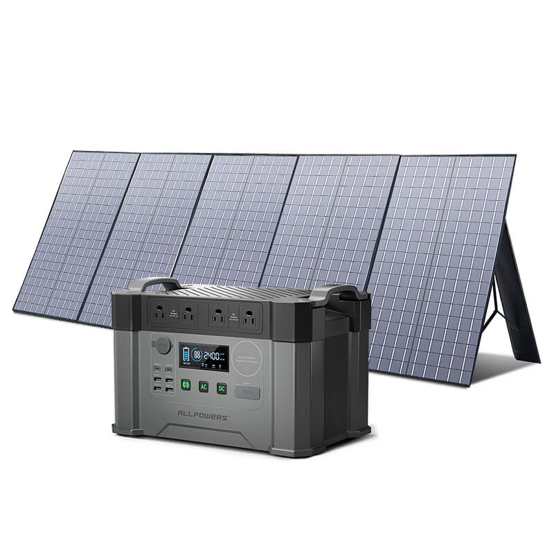 ALLPOWERS S2000 Portable Power Station 2000W 1500Wh with Solar Panels
