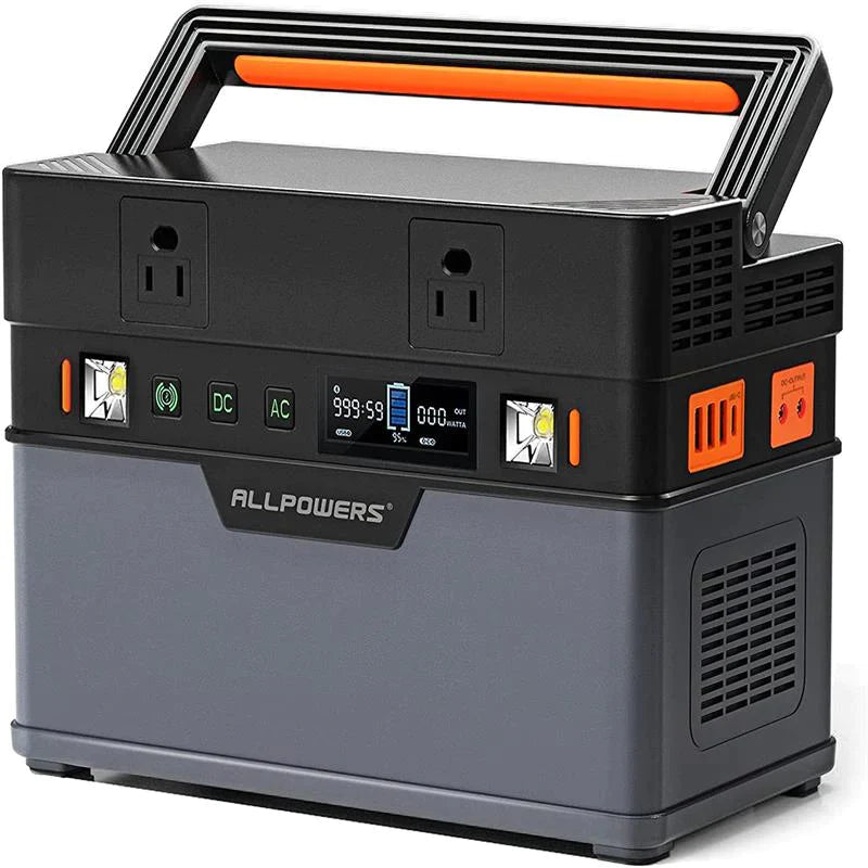 ALLPOWERS S700 Portable Power Station 700W 606Wh with Solar Panels