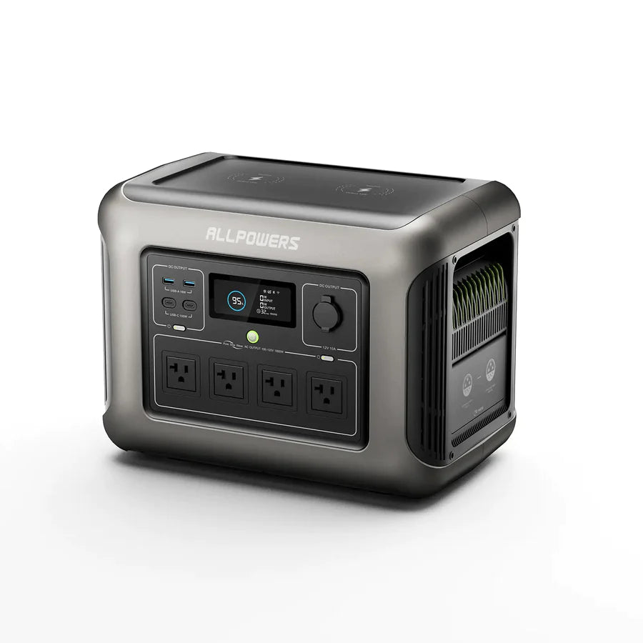 ALLPOWERS 1800W Solar Generator (R1500 + SP037 Solar Panel)