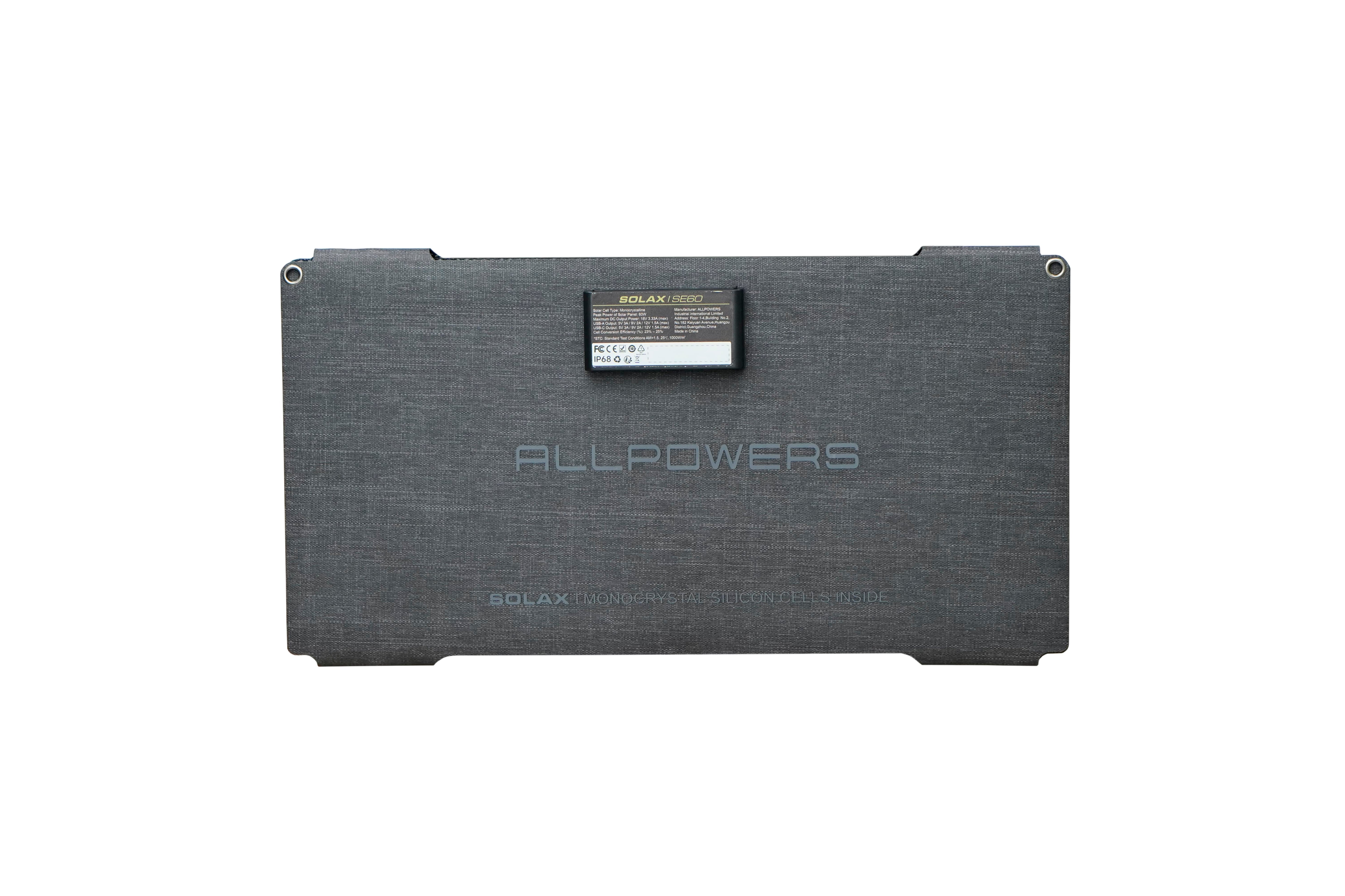 ALLPOWERS 60W Solar Panel SOLAX SE60