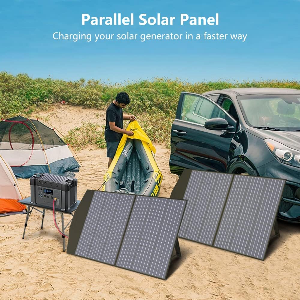 ALLPOWER Solar Generator Kit 1600W (R1500 LITE+ SP027 100W Solar Panel)