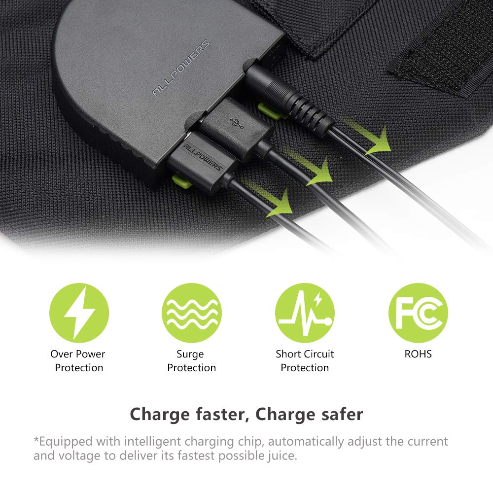 ALLPOWERS 300W Solar Generator (S300 + SP012 Solar Panel)