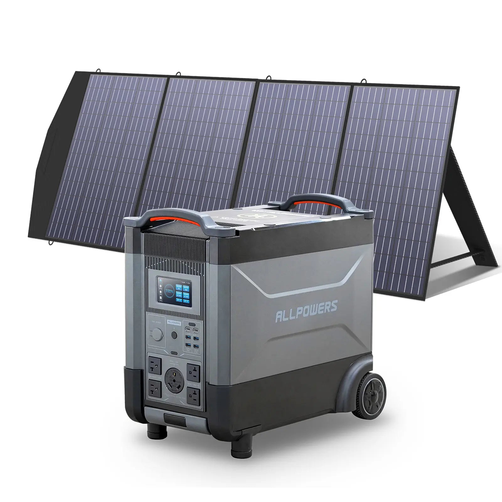 ALLPOWERS 4000W Solar Generator (R4000 + SP033 200W Solar Panel)