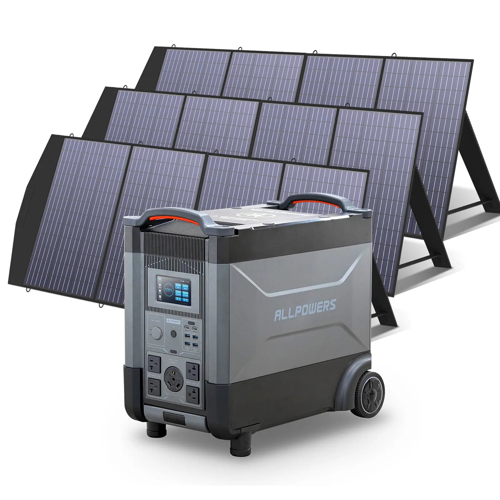 ALLPOWERS 4000W Solar Generator (R4000 + SP033 200W Solar Panel)