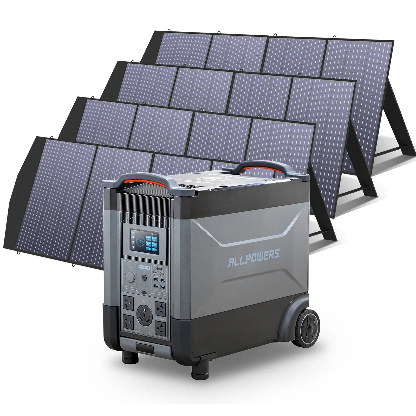 ALLPOWERS 4000W Solar Generator (R4000 + SP033 200W Solar Panel)