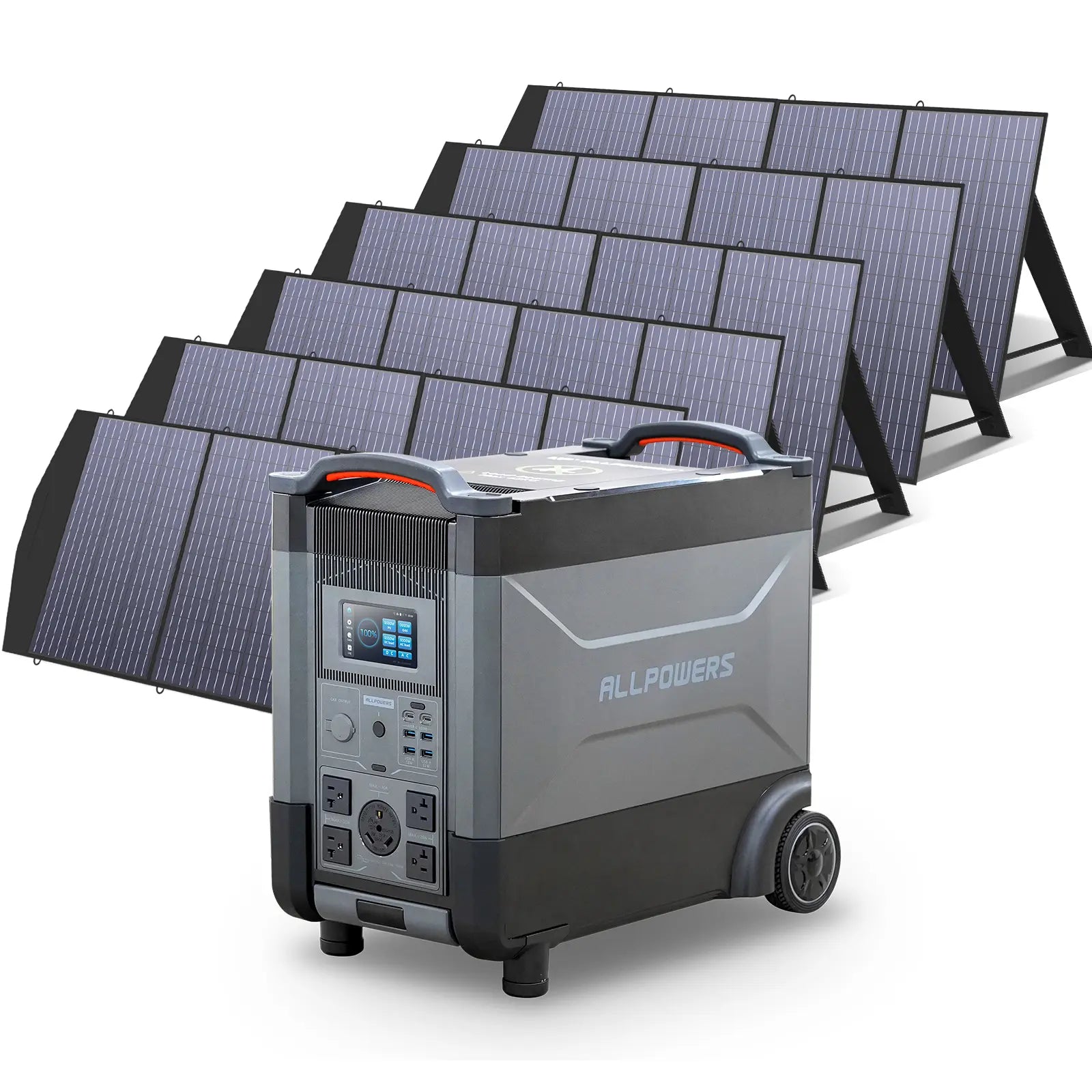 ALLPOWERS 4000W Solar Generator (R4000 + SP033 200W Solar Panel)