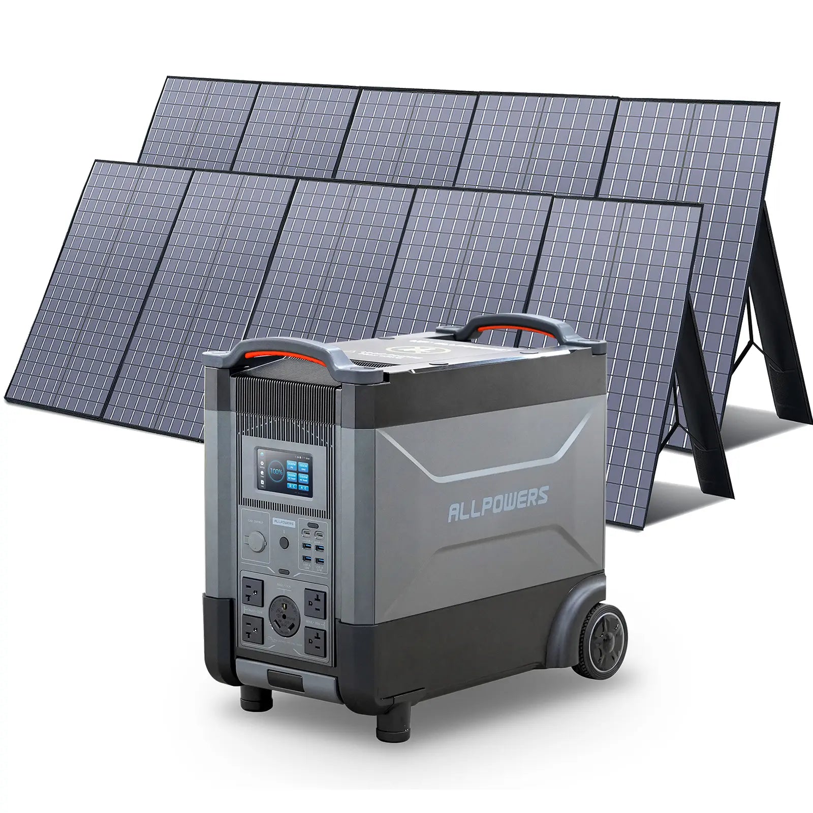 ALLPOWERS 4000W Solar Generator (R4000 + SP037 400W  Solar Panel)