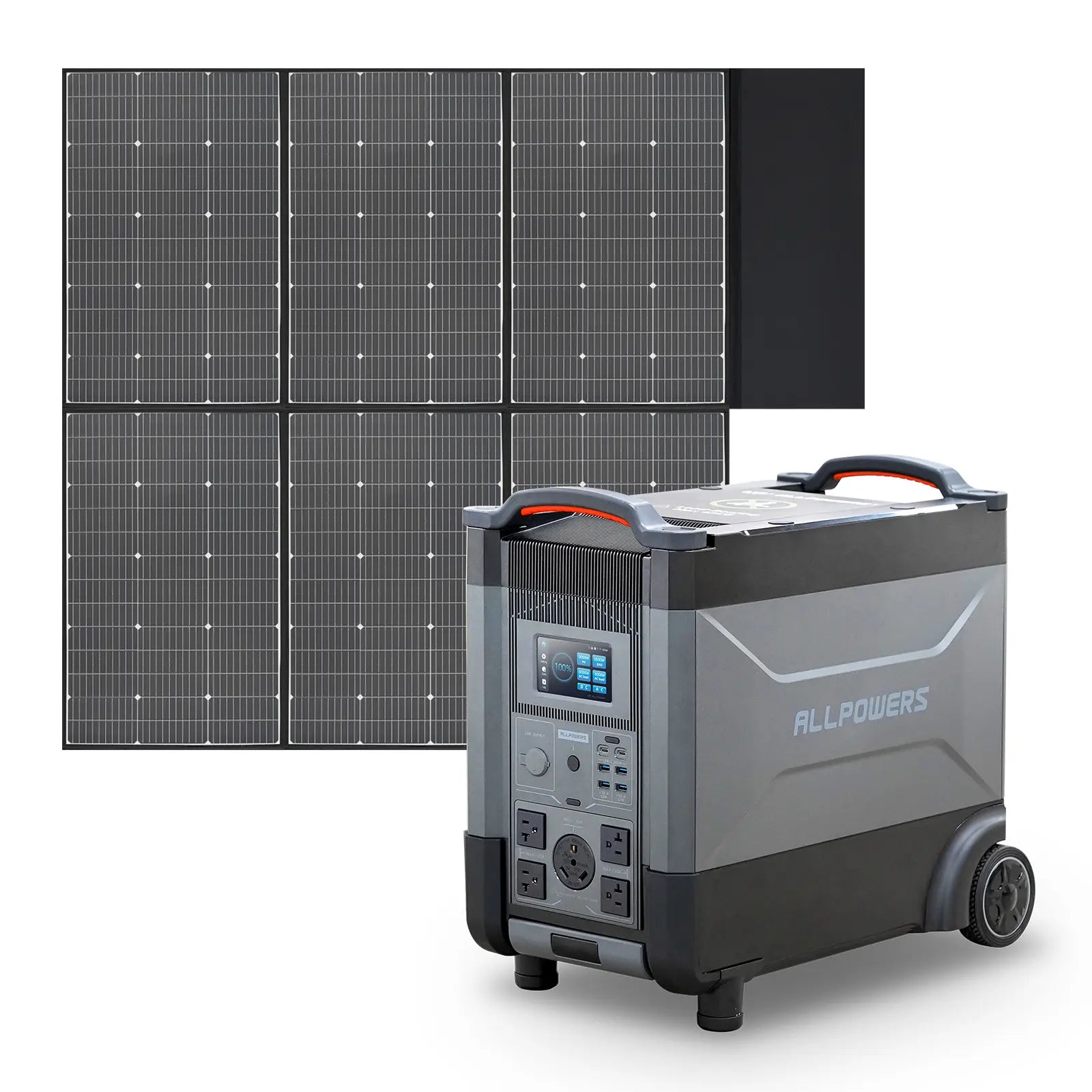 ALLPOWERS 4000W Solar Generator (R4000 + SP039 600W Solar Panel)