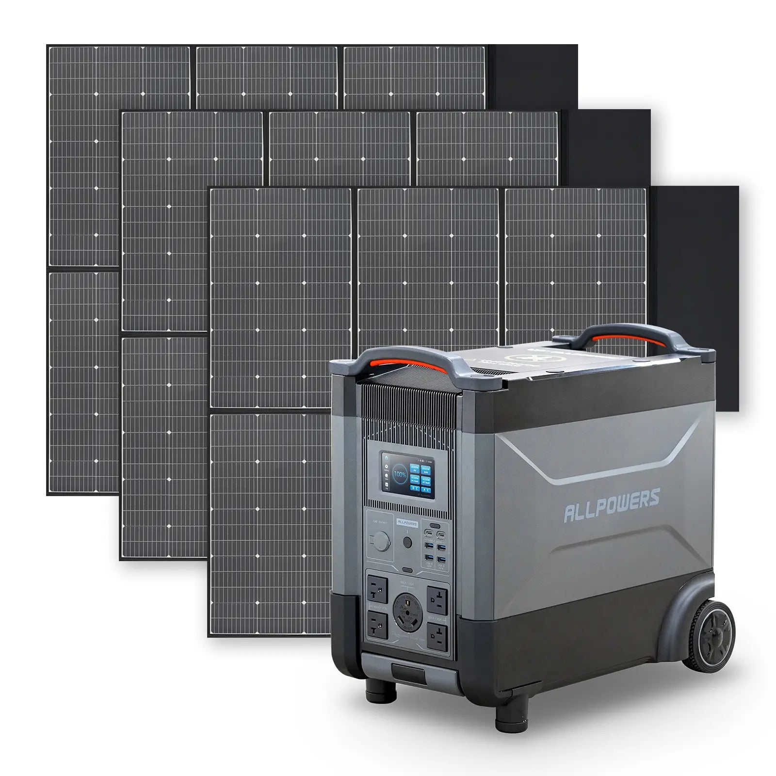 ALLPOWERS 4000W Solar Generator (R4000 + SP039 600W Solar Panel)