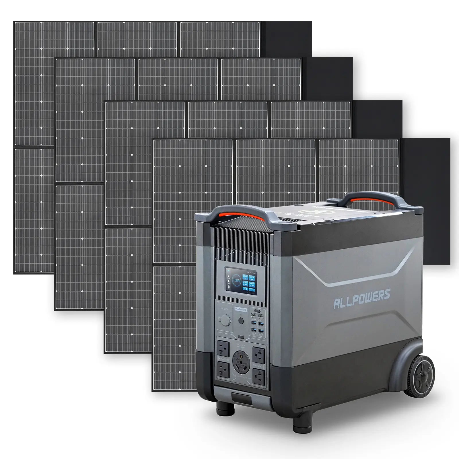 ALLPOWERS 4000W Solar Generator (R4000 + SP039 600W Solar Panel)