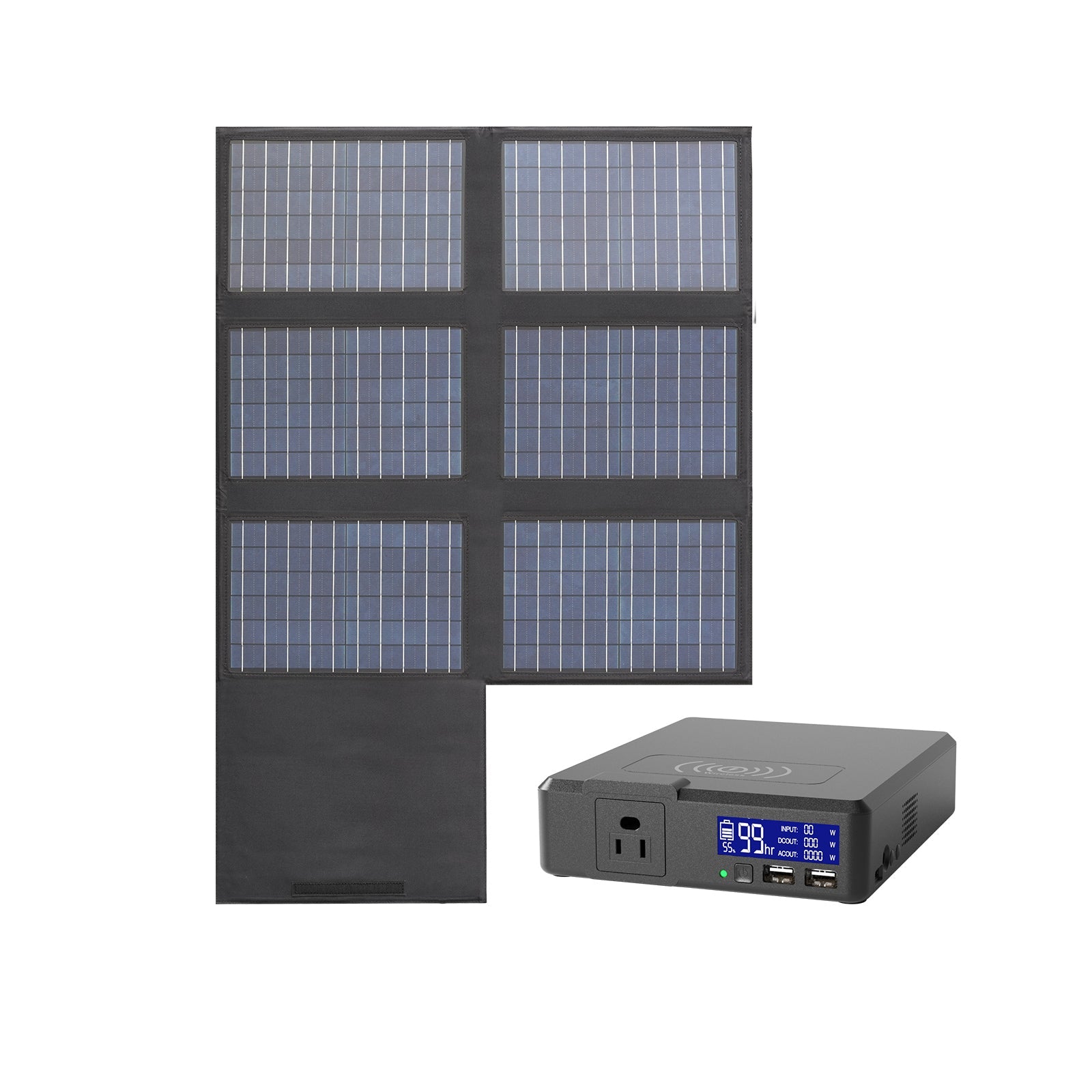 ALLPOWERS 200W Solar Generator (S200 + SP026 60W Solar Panel)