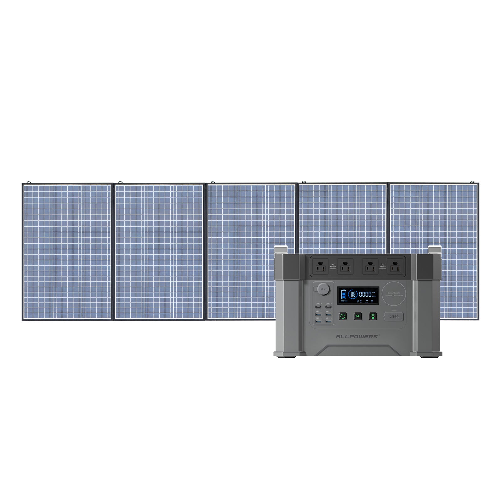 ALLPOWERS S2000 Portable Power Station 2000W 1500Wh with Solar Panels