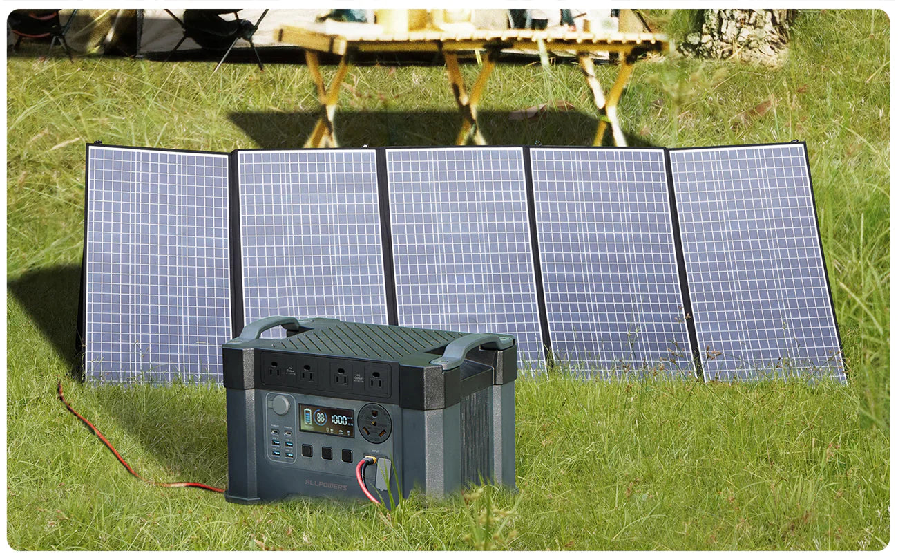 ALLPOWERS SP033 200W Foldable Solar Panels IP66 Waterproof 36V Solar