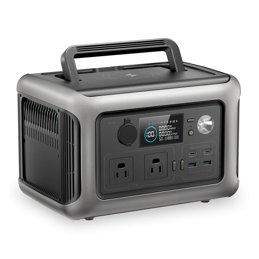 ALLPOWERS R600 Portable Power Station 600W 299Wh LiFeP04 Battery