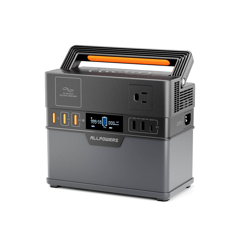 ALLPOWERS Solar Generator Kit 300W (S300 PLUS+ SP027 100W Solar Panel)