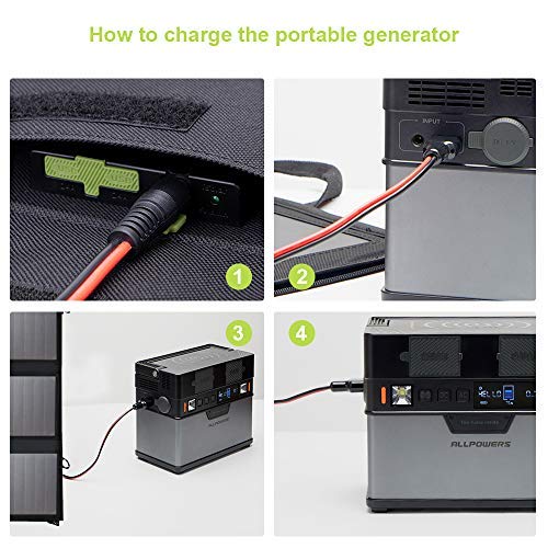 ALLPOWERS 300W Solar Generator (S300 + SP012 Solar Panel)