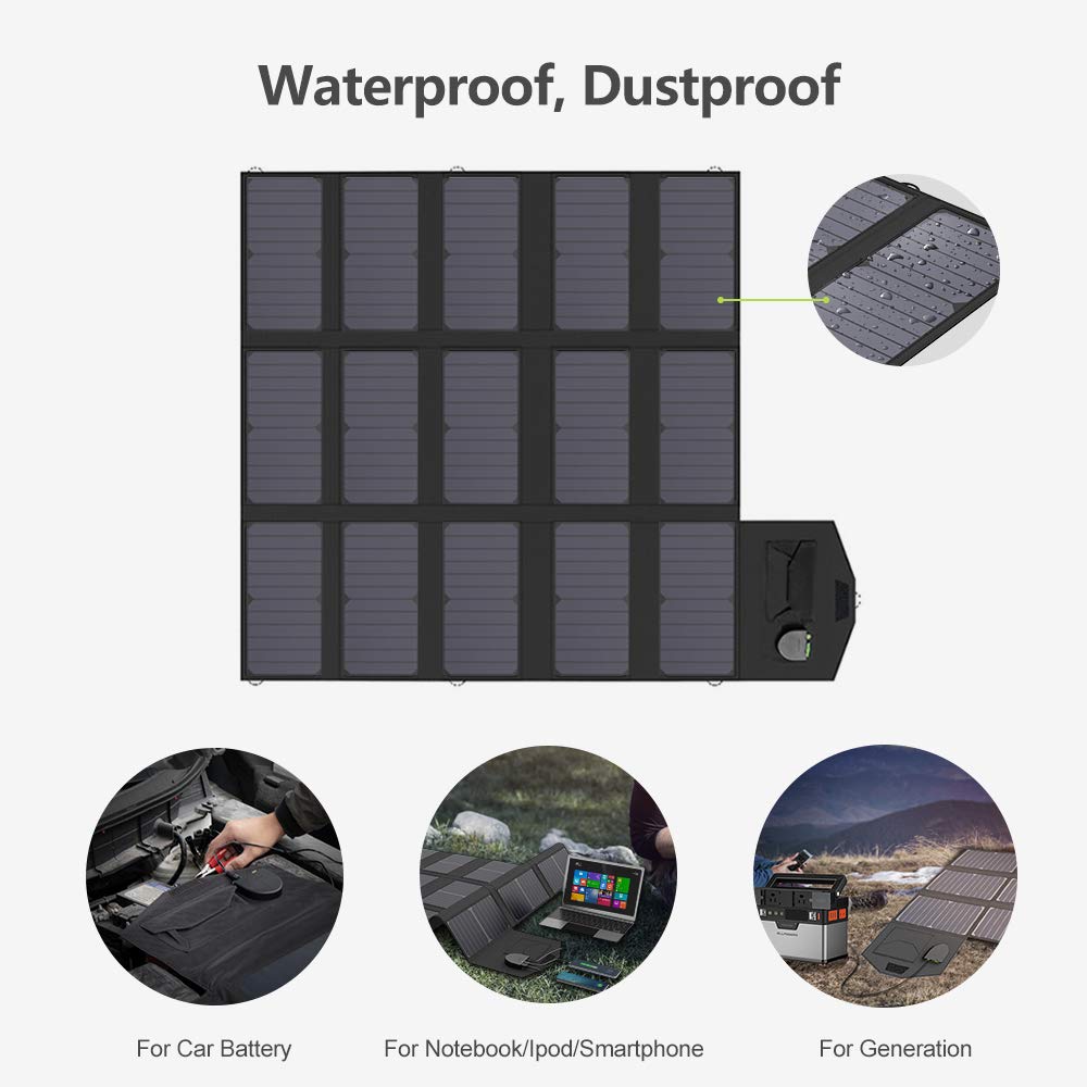 ALLPOWERS 300W Solar Generator (S300 + SP012 Solar Panel)