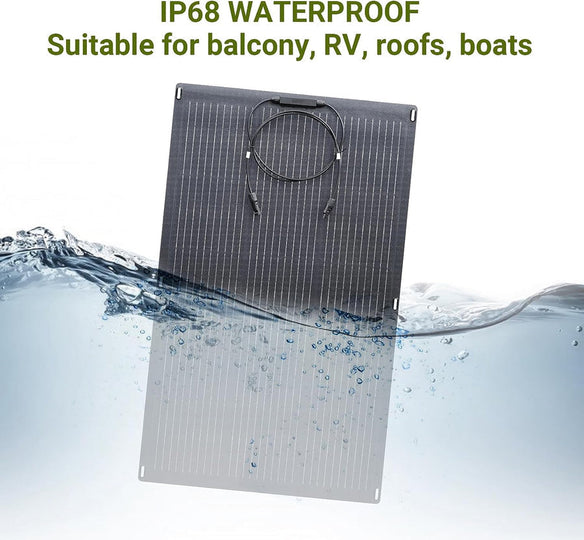 ALLPOWERS 4000W Solar Generator (R4000 + SF200 200W Flexible Solar Panel)