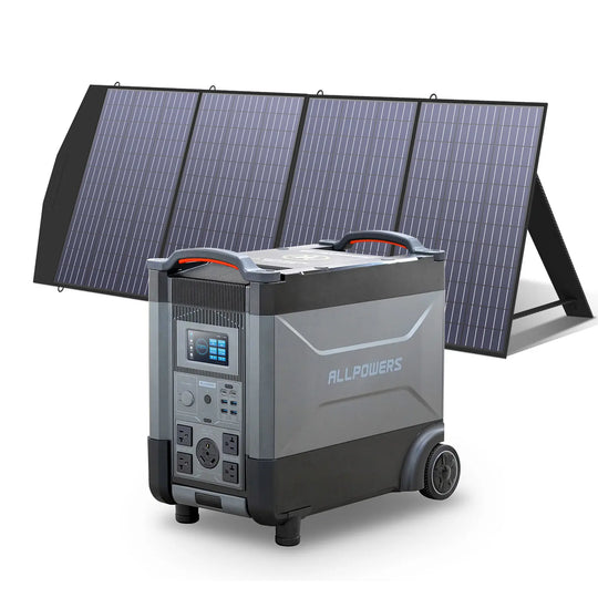 ALLPOWERS 4000W Solar Generator (R4000 + SP033 200W Solar Panel)