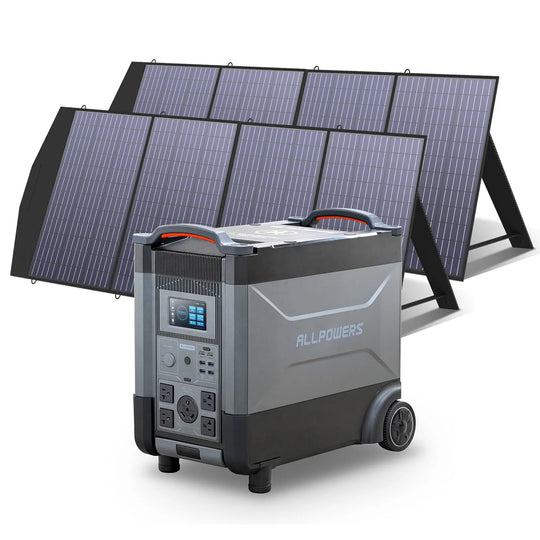 ALLPOWERS 4000W Solar Generator (R4000 + SP033 200W Solar Panel)