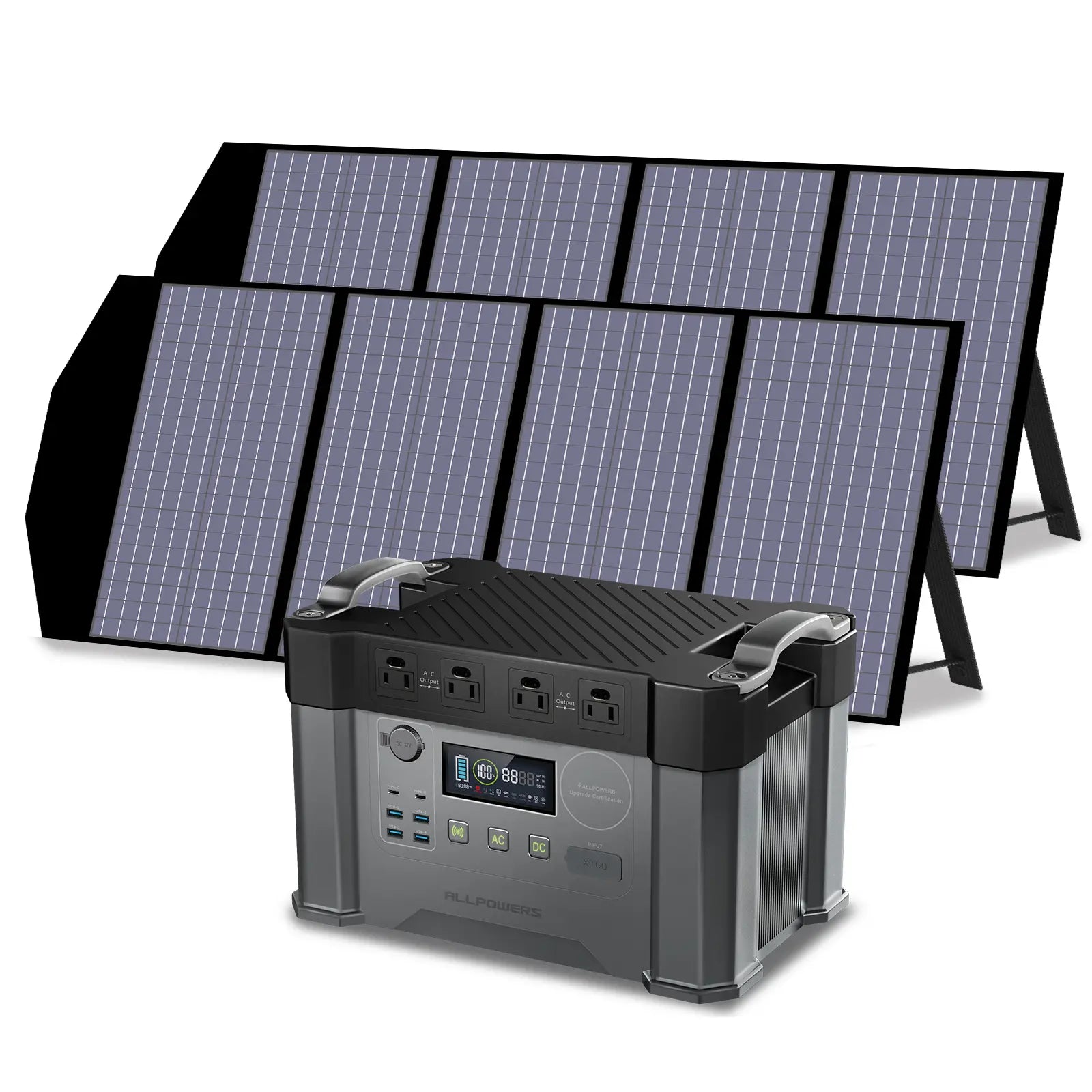 ALLPOWERS 2000W Solar Generator (S2000 + SP029 140W Solar Panel)