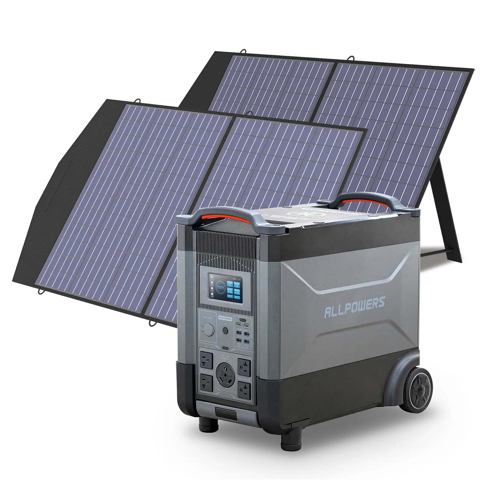ALLPOWERS 4000W Solar Generator (R4000 + SP027 100W Solar Panel)