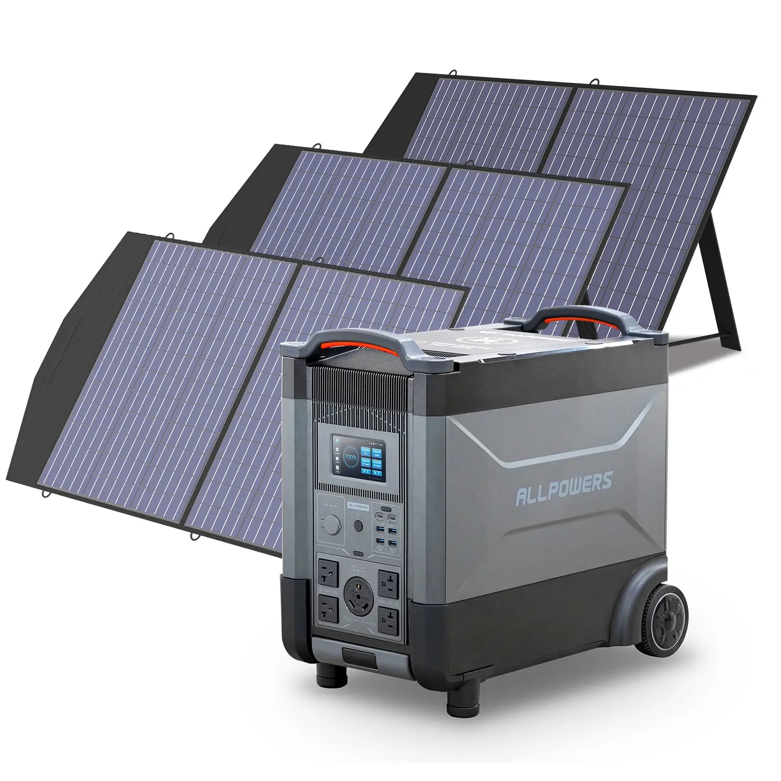 ALLPOWERS 4000W Solar Generator (R4000 + SP027 100W Solar Panel)