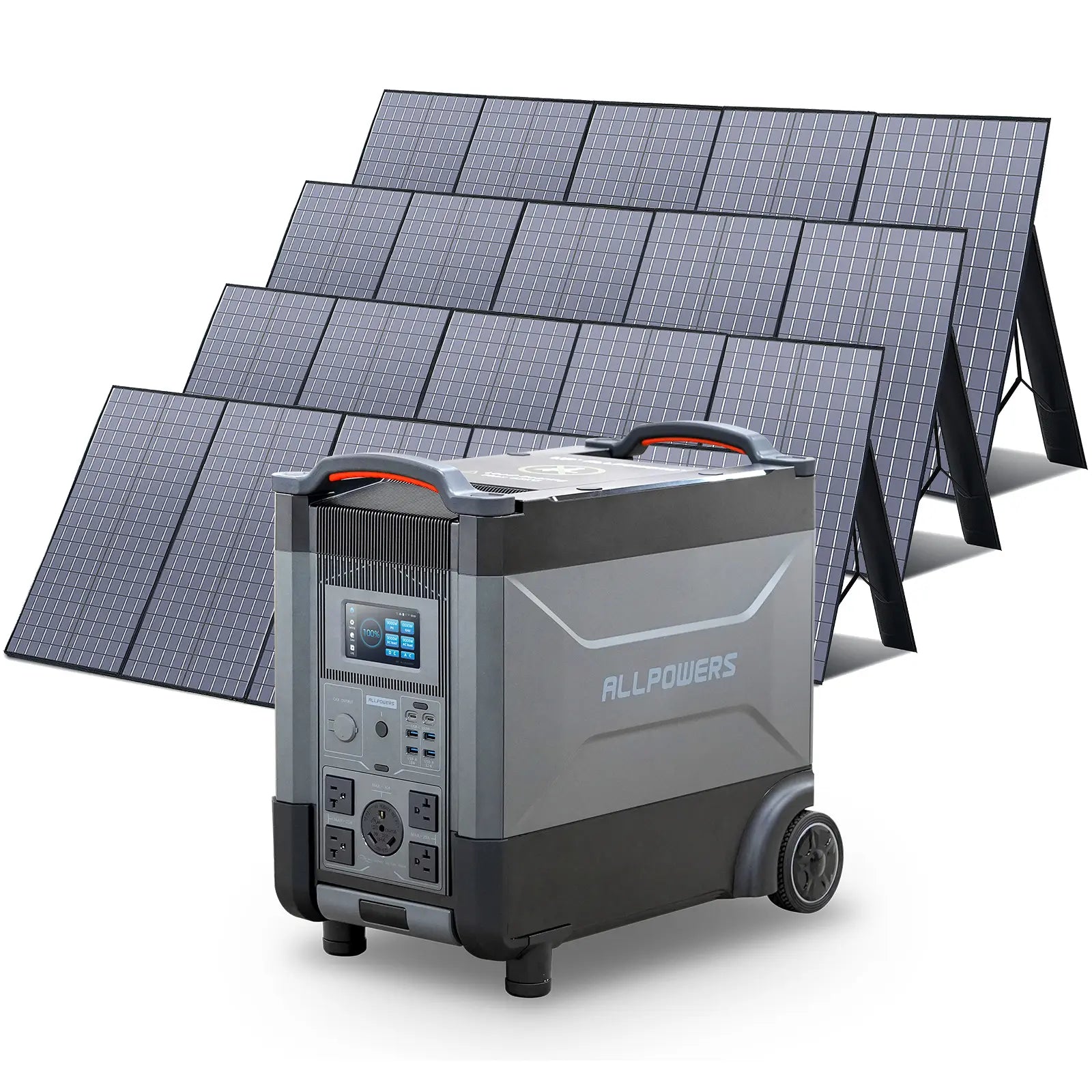 ALLPOWERS 4000W Solar Generator (R4000 + SP037 400W  Solar Panel)