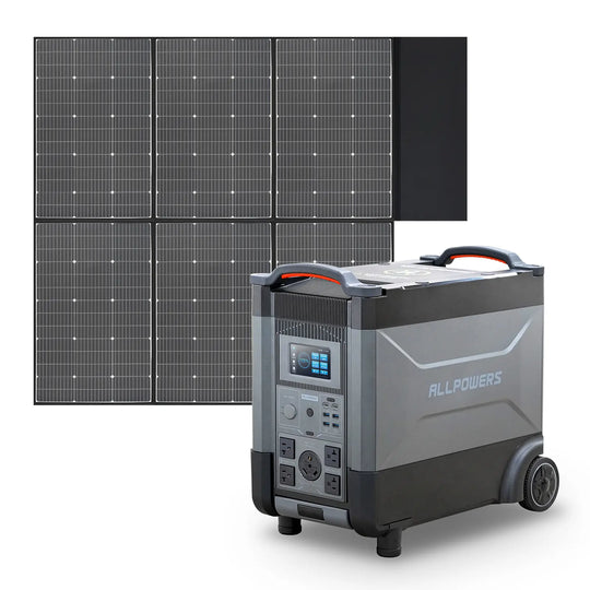ALLPOWERS 4000W Solar Generator (R4000 + SP039 600W Solar Panel)