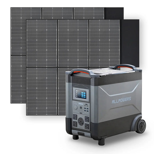 ALLPOWERS 4000W Solar Generator (R4000 + SP039 600W Solar Panel)