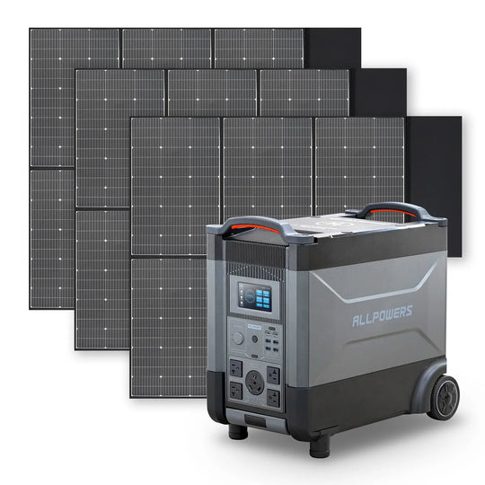 ALLPOWERS 4000W Solar Generator (R4000 + SP039 600W Solar Panel)